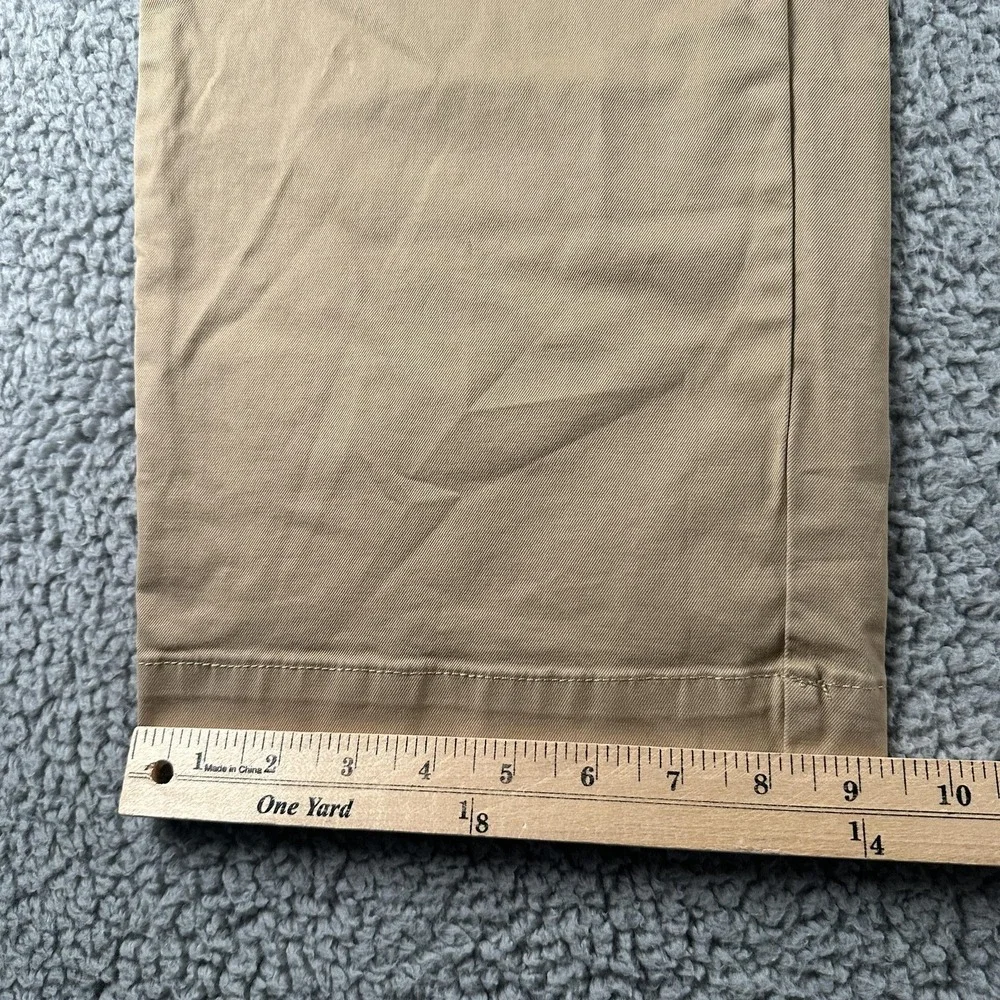 Alex Mill Chino Pants Womens 4‎ Beige Wide Leg Button Fly Stretch Twill Casual